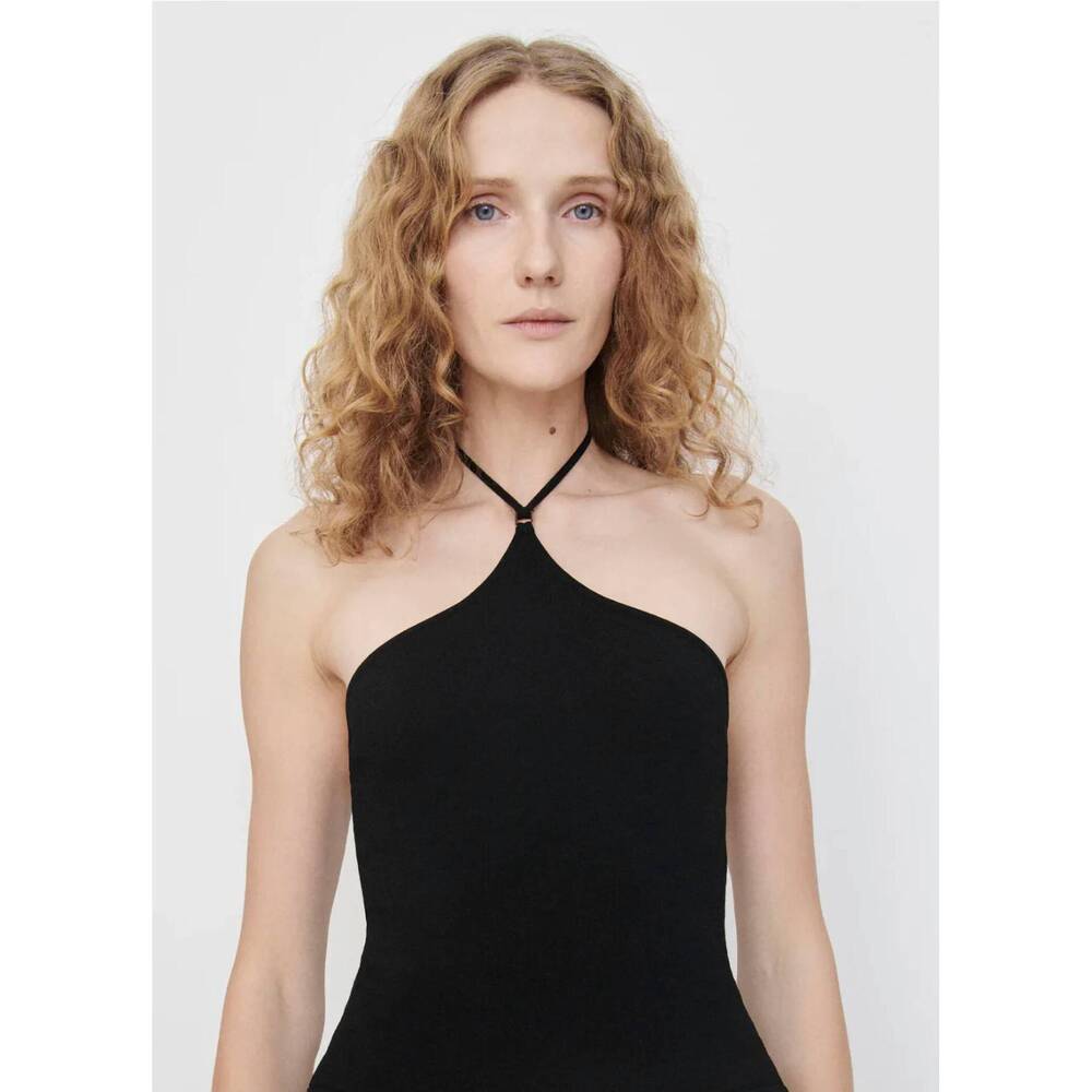 NEW PARIS GEORGIA halter hardware top in black